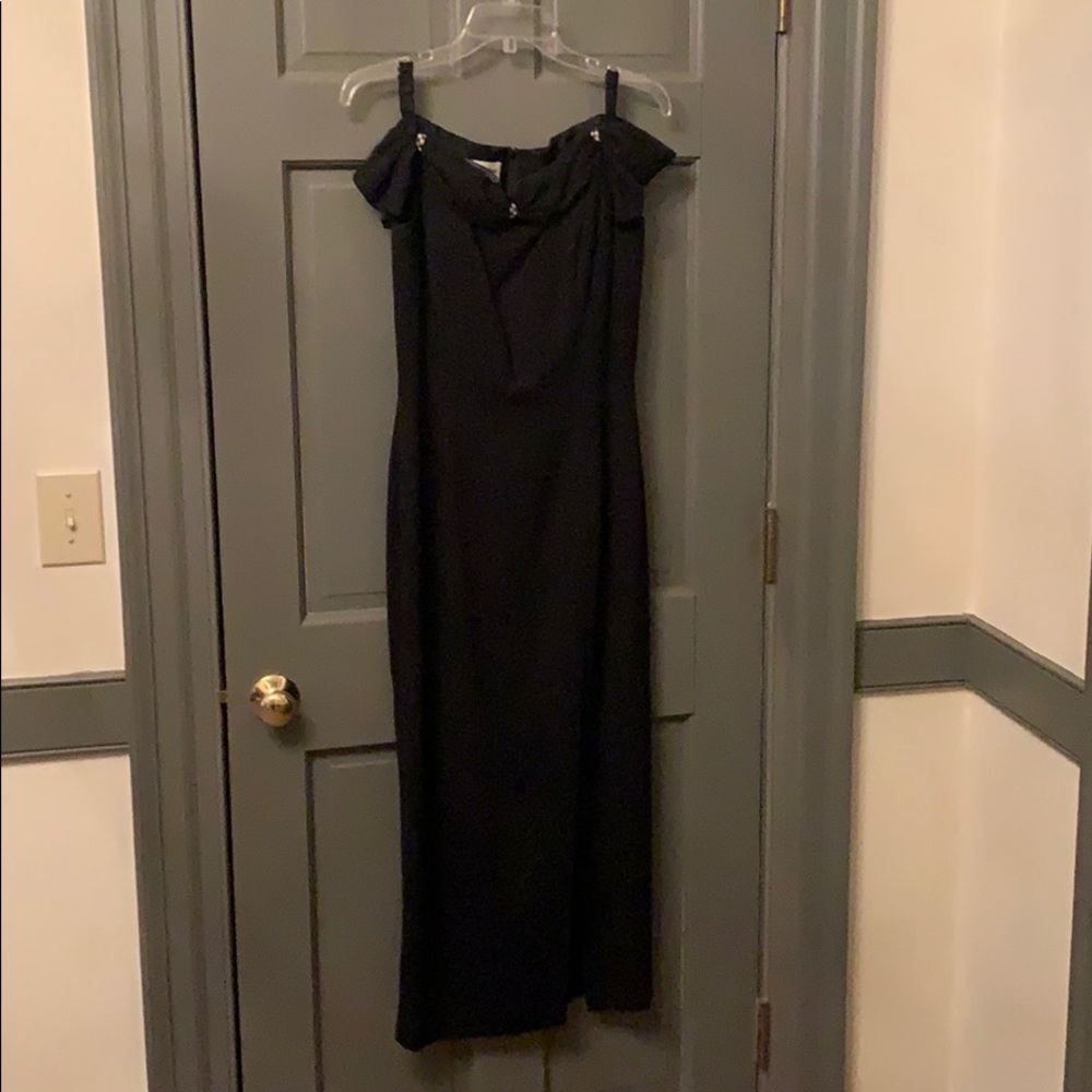Morton Myles long black gown